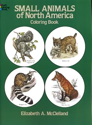Small Animals of North America - Coloring Book