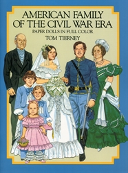 American Family of the Civil War Era - Paper Dolls