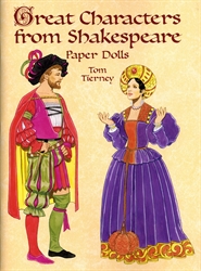 Great Characters From Shakespeare - Paper Dolls