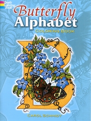Butterfly Alphabet - Coloring Book