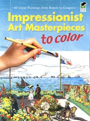 Impressionist Art Masterpieces to Color