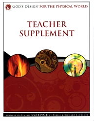God's Design for the Physical World - Teacher Supplement (old)