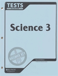 Science 3 - Tests Answer Key (old)