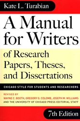 Manual for Writers of Research Papers, Theses, and Dissertations