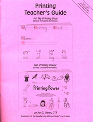Handwriting without Tears Printing Teacher's Guide (old)