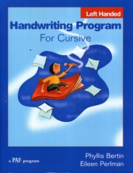 PAF Handwriting Program for Cursive (Left Handed)