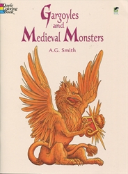 Gargoyles and Medieval Monsters - Coloring Book