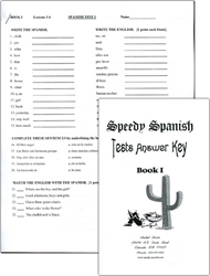 Speedy Spanish Book 1 - Tests