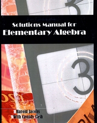 Elementary Algebra - Solutions Manual