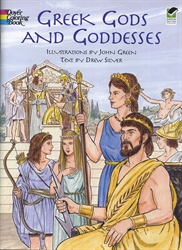 Greek Gods and Goddesses - Coloring Book
