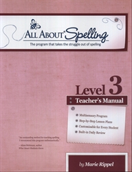 All About Spelling Level 3 - Teacher's Manual (old)