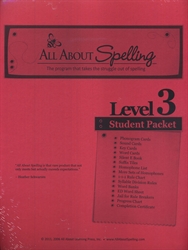 All About Spelling Level 3 - Student Materials Packet