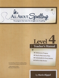 All About Spelling Level 4 - Teacher's Manual