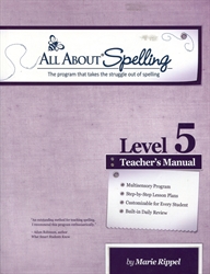 All About Spelling Level 5 - Teacher's Manual
