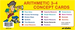 Arithmetic 3-4 Concept Cards