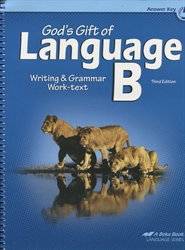 God's Gift of Language B - Answer Key