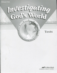 Investigating God's World - Test Book