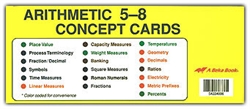 Arithmetic 5-8 Concept Cards