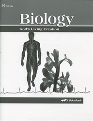 Biology: God's Living Creation - Test Key (really old)