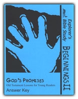 Beginnings II: God's Promises - Answer Key