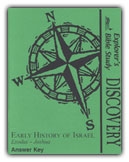 Discovery: Early History of Israel - Answer Key