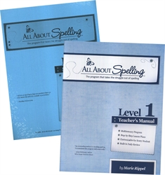 All About Spelling Level 1 - Teacher's Manual & Student Materials Packet (old)