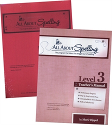 All About Spelling Level 3 - Teacher's Manual & Student Materials Packet (old)