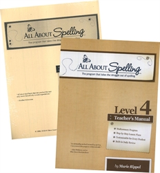 All About Spelling Level 4 - Teacher's Manual & Student Materials Packet