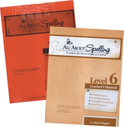 All About Spelling Level 6 - Teacher's Manual & Student Material Packet