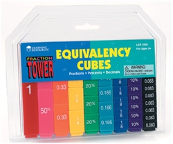 Fraction Tower Equivalency Cubes