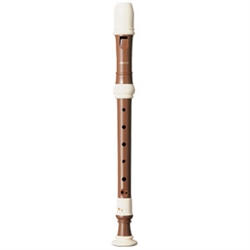 Soprano Recorder - High Quality with Light Brown Finish