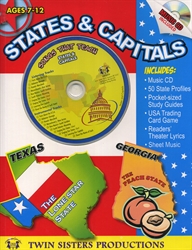 States & Capitals Book/CD