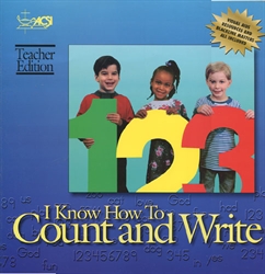 I Know How to Count & Write Teacher Edition