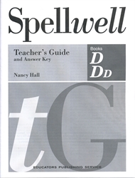 Spellwell D & Dd - Teacher's Guide and Answer Key