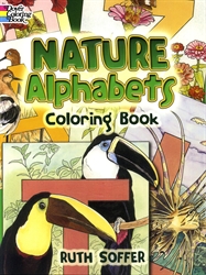 Nature Alphabets - Coloring Book