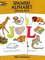 Spanish Alphabet - Coloring Book