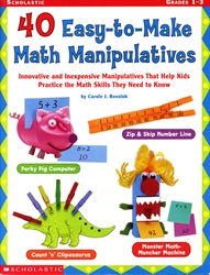 40 Easy-to-Make Math Manipulatives