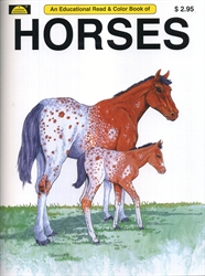 Horses - Coloring Book