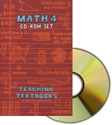 Teaching Textbooks Math 4 - CD-ROM
