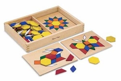 Pattern Blocks and Boards Creative Activity Set