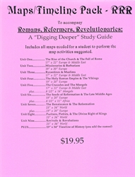 Romans, Reformers, Revolutionaries Book B - Map Packet