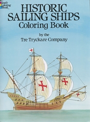 Historic Sailing Ships - Coloring Book