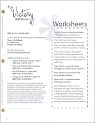 Victory Drill Book - Worksheets & Activities