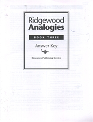 Ridgewood Analogies 3 - Guide