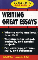 Schaum's Quick Guide to Writing Great Essays