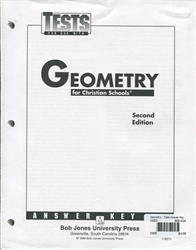 Geometry - Tests Answer Key (old)