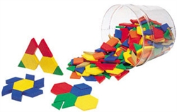 Plastic Pattern Blocks Full Set