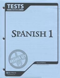 Spanish 1 - Tests Answer Key (really old)