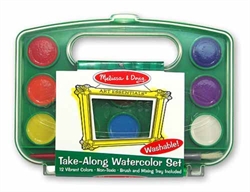 Watercolor Paint Set (Take-Along, 12 colors)