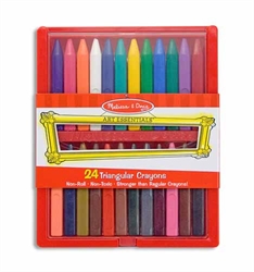 Triangular Crayon Set (24 pieces)